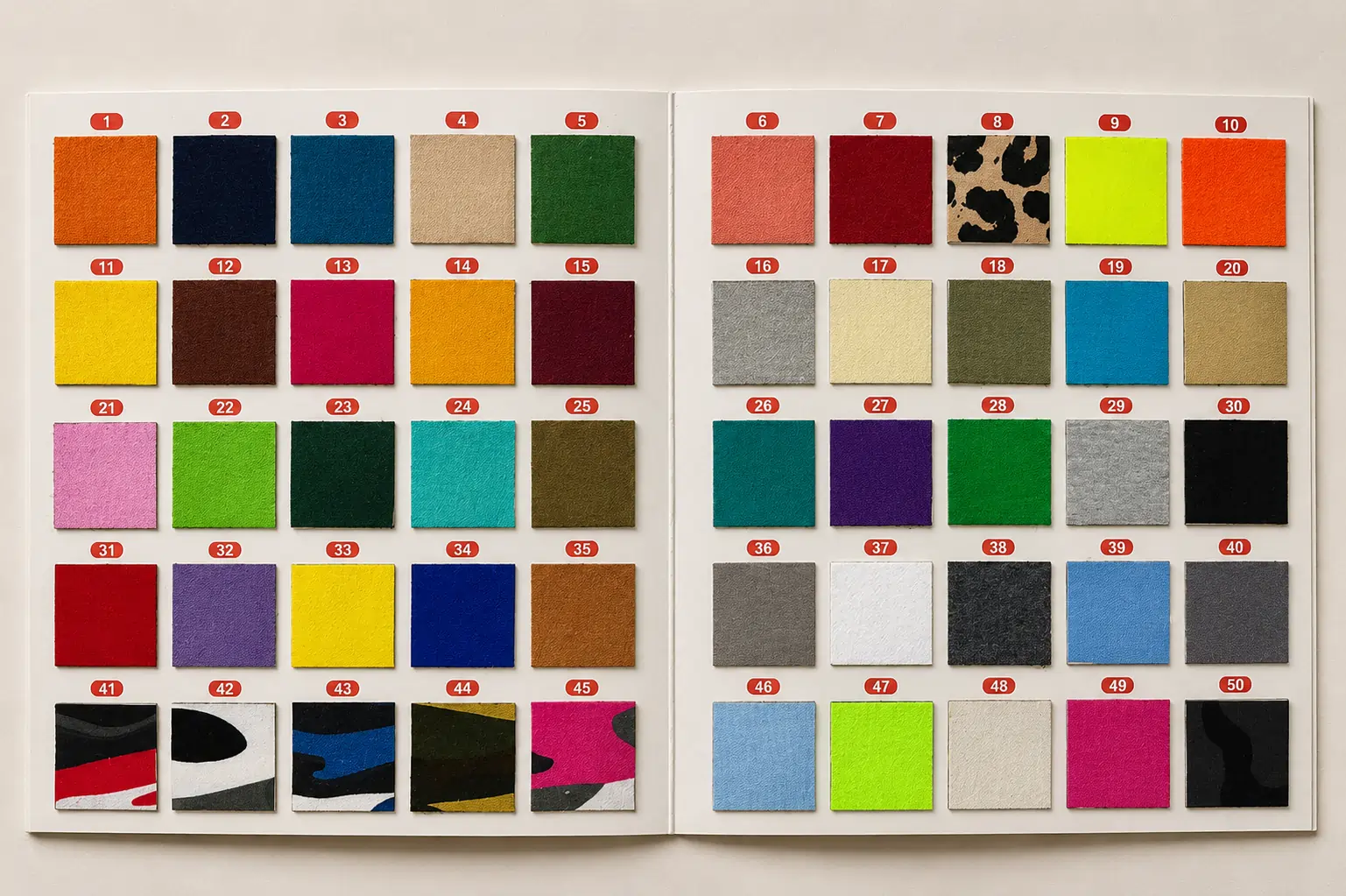 Modest wear fabric sample
