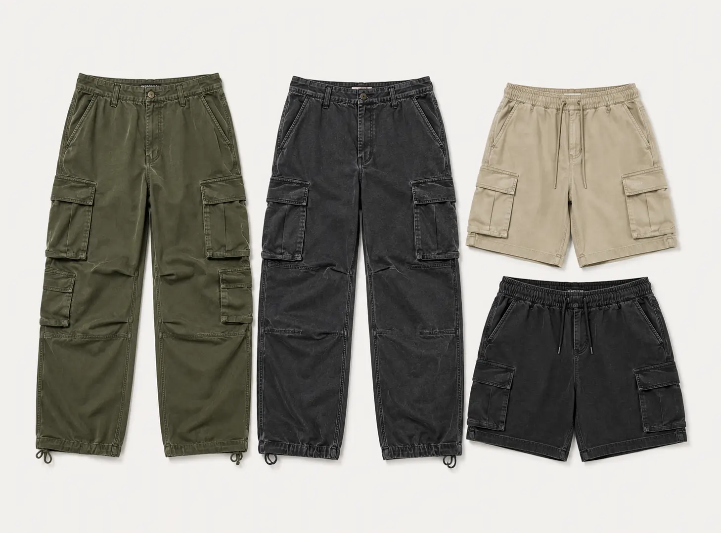 Custom cargo pants production