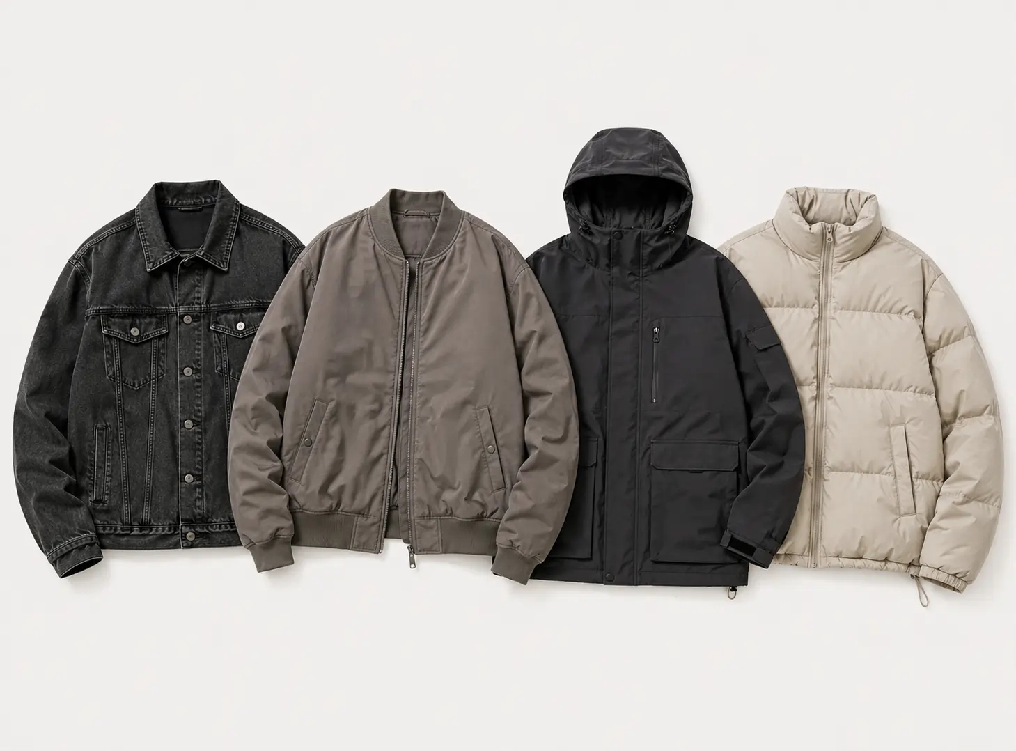 Custom streetwear jacket production